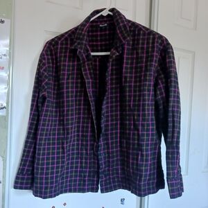 3X$27 Closet Clear Out Madewell Women Plaid Shirt SZ S Geat Condition